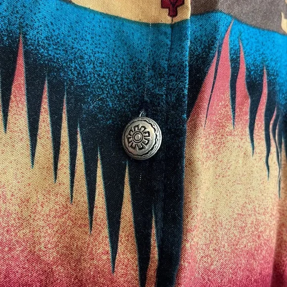 Western Aztec Blouse - Picture 2 of 5